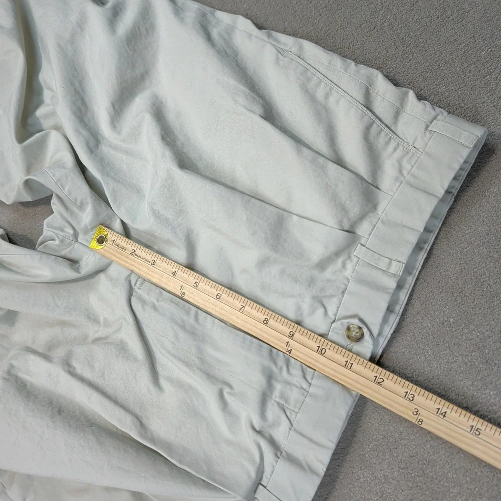 Brooks Brothers Pants Mens 38x30 Beige Pleated Front Straight Leg Cotton Chinos